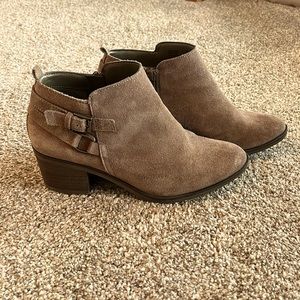 Tan ankle boots